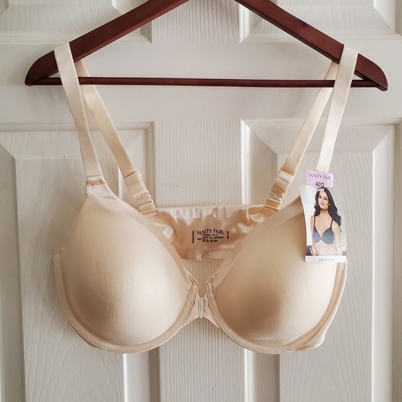 NWT Vanity Fair Illumination Full Coverage convertable Underwire Bra- Size 40D - Picture 1 of 8